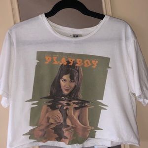 Junk Food Playboy Cropped Tee